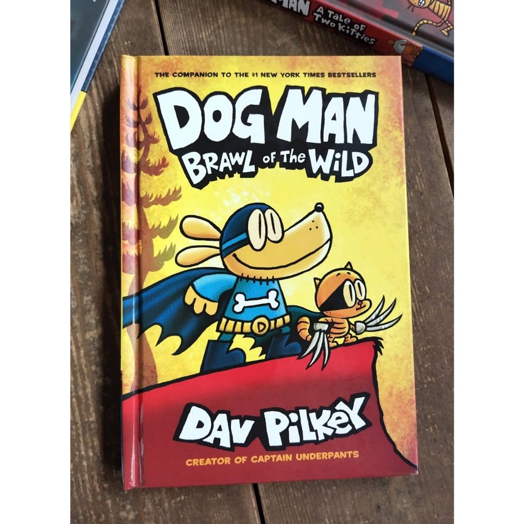 Dog Man set of 17 hardcover books, no box (slight dents and tears on book covers, book pages no damage)