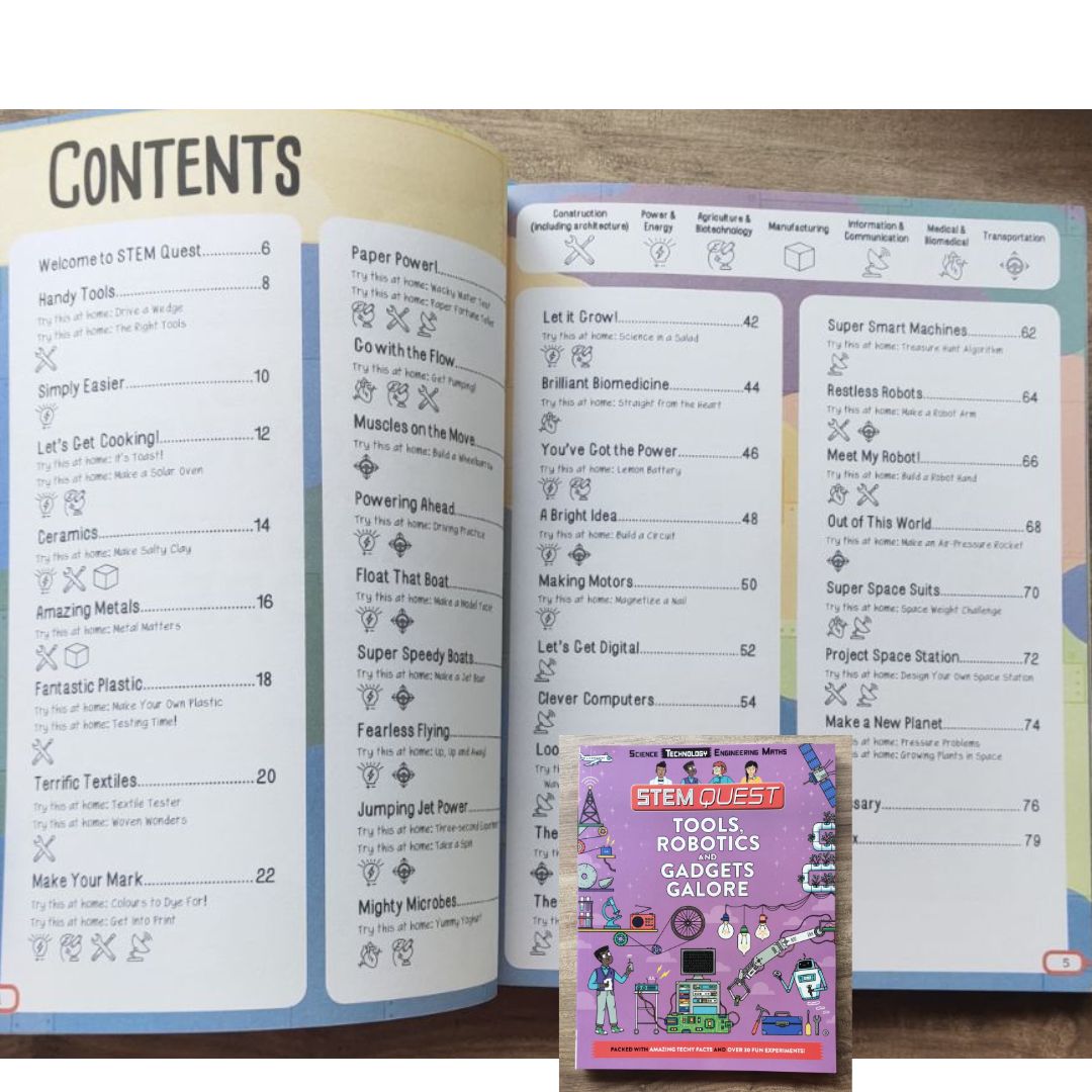 STEM QUEST 4 books