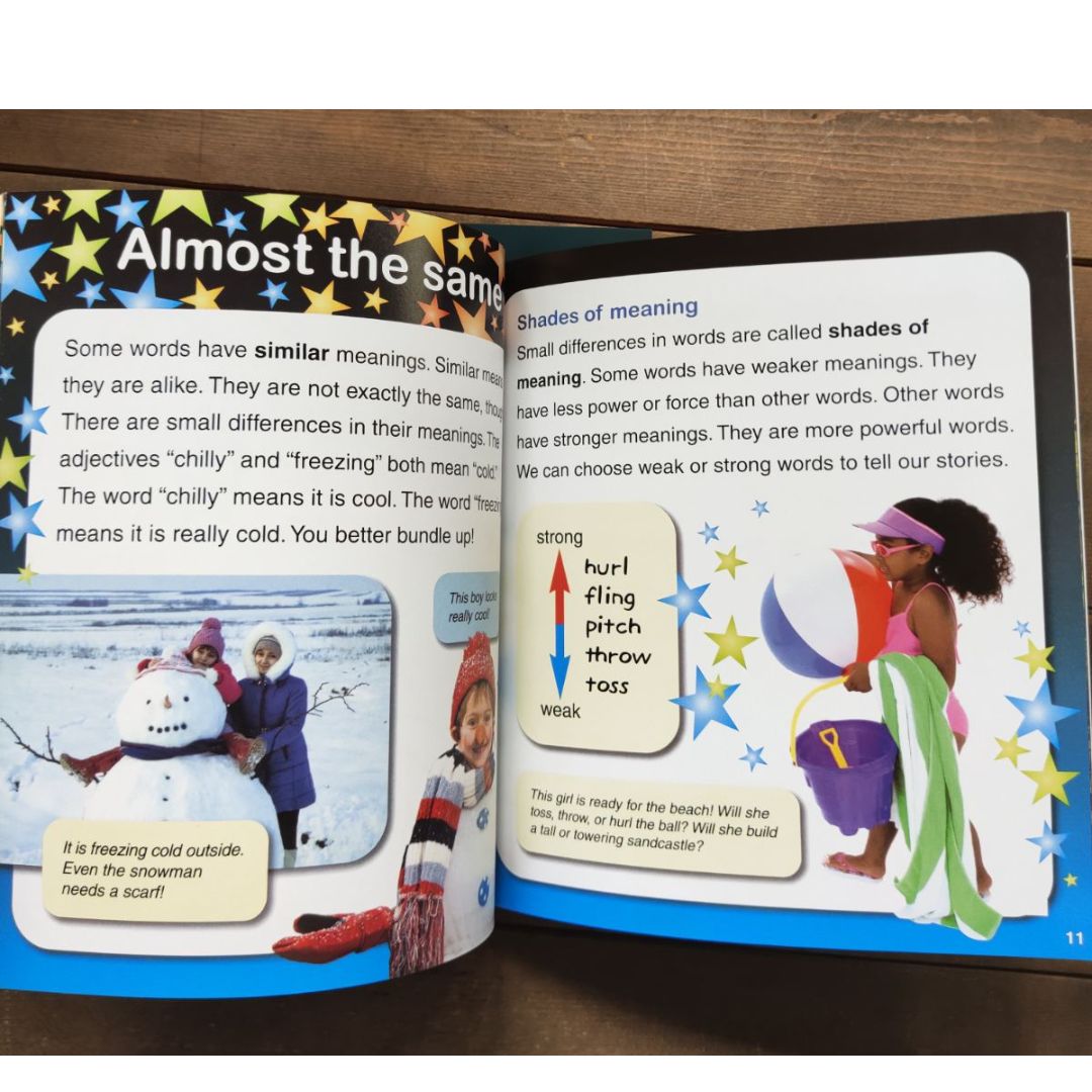 The Word Wizard's Book series (grammar) 6 books