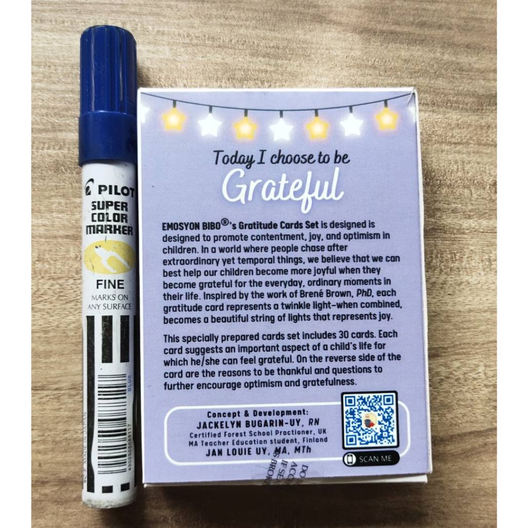 Today I Choose to be Grateful | Gratitude card set