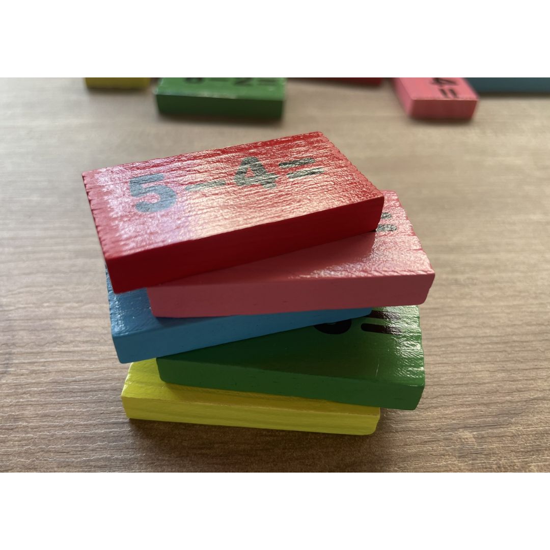 Pre-school Mathematics Domino (Addition and Subtraction Board Game) Box Set