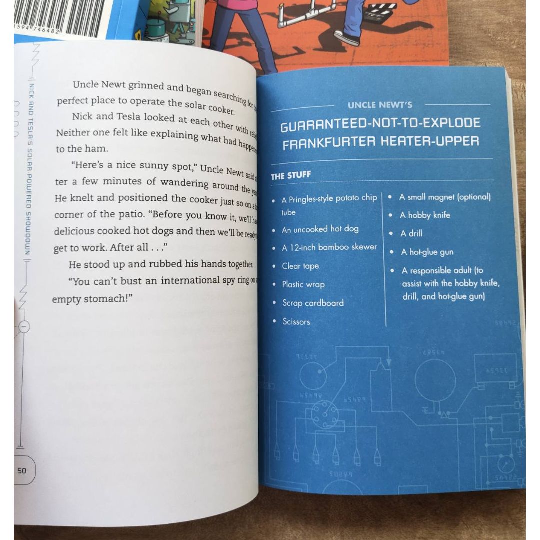Nick and Tesla's Robot Army Rampage: A Mystery with Hoverbots, Bristle Bots, and Other Robots You Can Build Yourself (6 BOOKS)